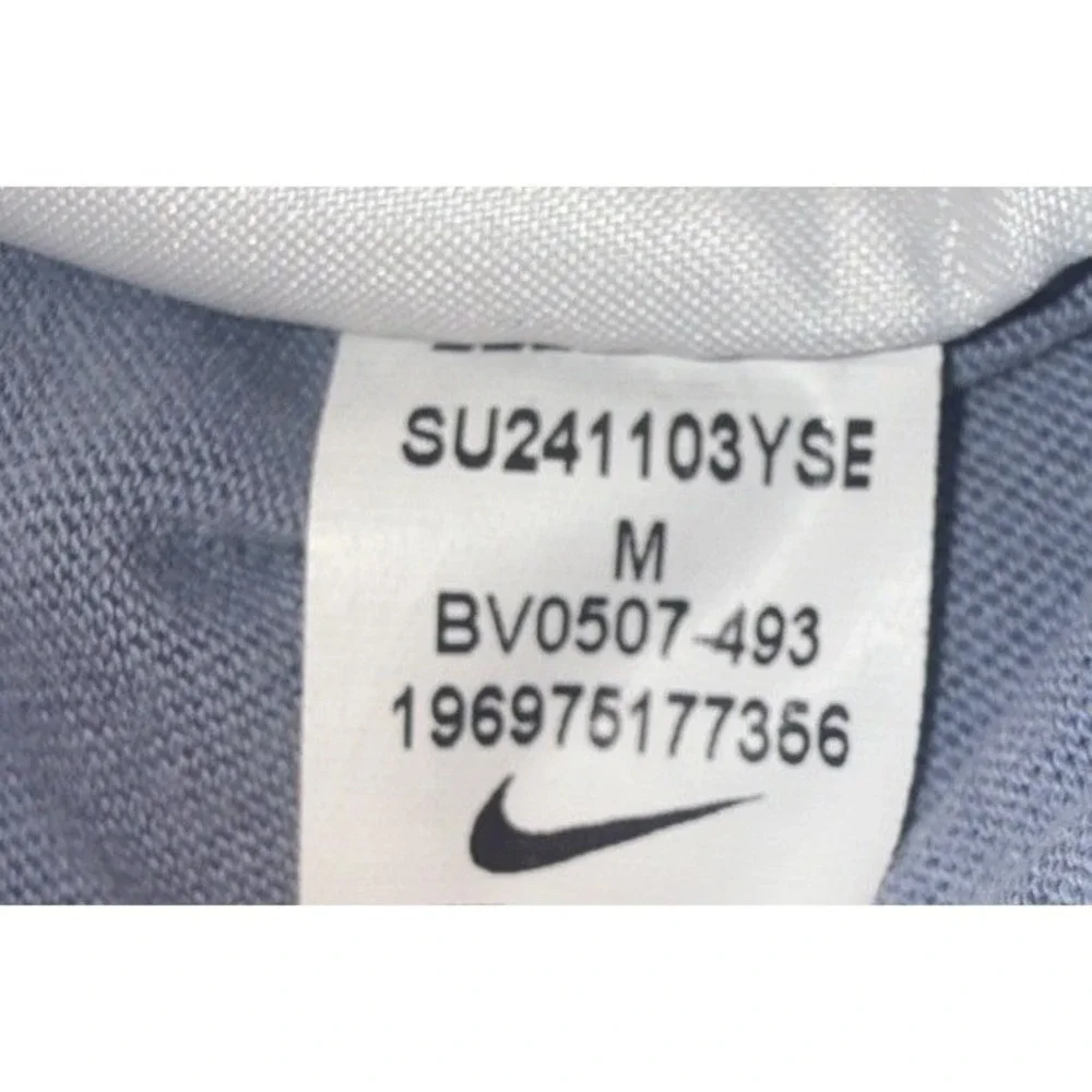 Nike Sportswear Club T-shirt Embroidered Logo Men's Size M Light Blue BV0507-493